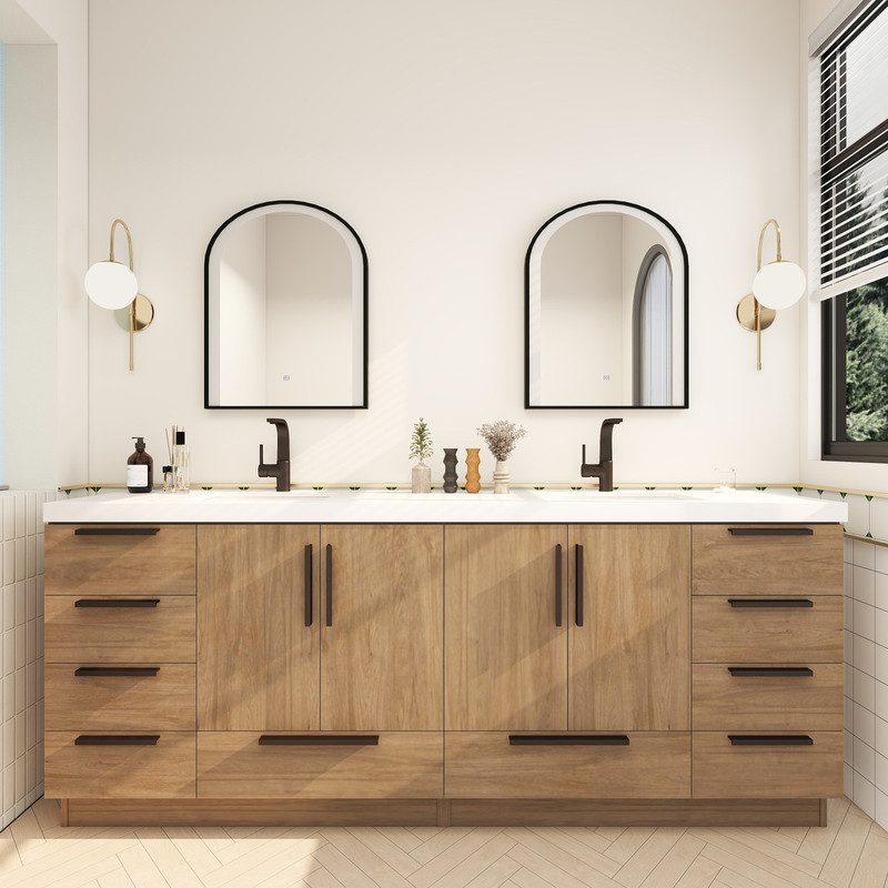 Double Vanity Installation